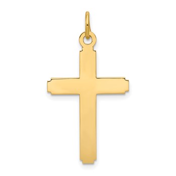 14k Polished Cross Pendant