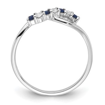 10kw Sapphire and Diamond Ring — alternate view