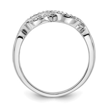 SS Diamond Infinity Ring 25-200' RD DIAS - Mel:S45 — alternate view