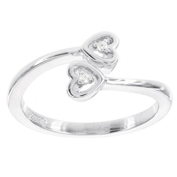 14k White Gold Diamond Ring
