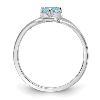 10kw Aquamarine Ring — alternate view