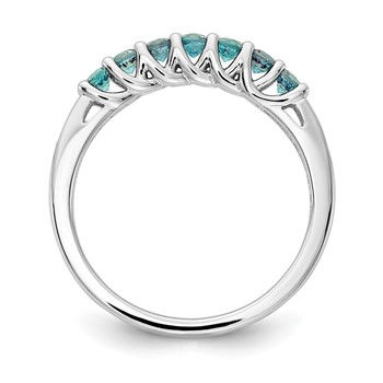 SS Cr. Alexandrite and Diamond 7 - 2.5MM RD, 2 - 200' RD - Stone:A Mel:S45 — alternate view