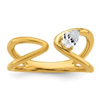 True Origin 14K Yellow Gold 1/4 carat Lab Grown Diamond VS+ F+ Complete Band