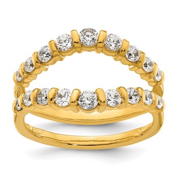 14k Complete Diamond Ring Guard