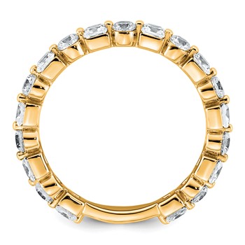 14k 1 5/8 carat Lab Grown Diamond VS+ F+ Complete Wedding Band — alternate view