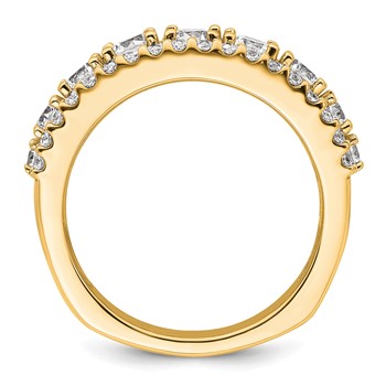 14k 1 5/8 carat Lab Grown Diamond VS+ F+ Complete Fashion Band — alternate view
