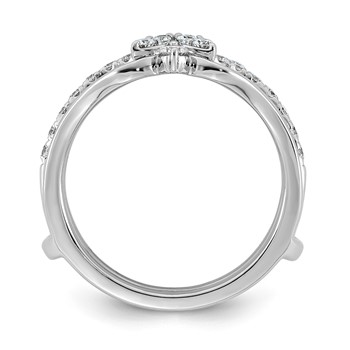 14kw 3/4ct Lab Grown Dia VS+ F+ Complete Ring Guard — alternate view