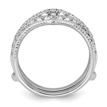 14kw 3/4ct Lab Grown Dia VS+ F+ Complete Ring Guard — alternate view