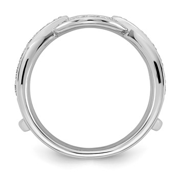 14kw 1ct Lab Grown Dia VS+ F+ Complete Ring Guard — alternate view