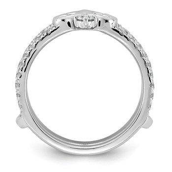 14kw 1ct Lab Grown Dia VS+ F+ Complete Ring Guard — alternate view