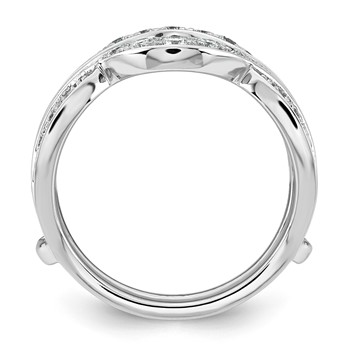 14kw 3/4ct Lab Grown Dia VS+ F+ Complete Ring Guard — alternate view