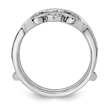 14kw 3/4ct Lab Grown Dia VS+ F+ Complete Ring Guard — alternate view