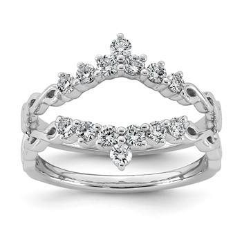 14kw 1/2ct Lab Grown Dia VS+ F+ Complete Ring Guard