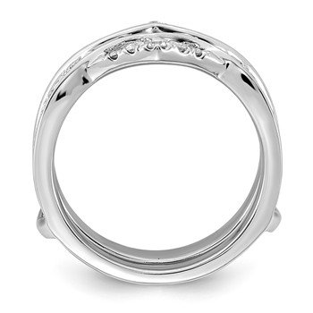 14kw 3/4ct Lab Grown Dia VS+ F+ Complete Ring Guard — alternate view