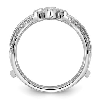 14kw 3/4ct Lab Grown Dia VS+ F+ Complete Ring Guard — alternate view