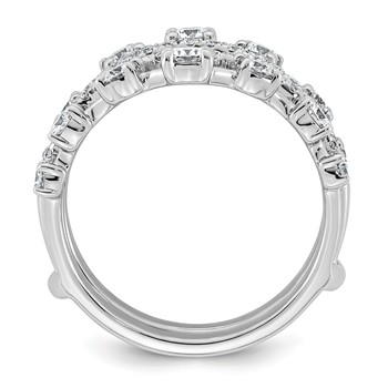 14kw 1 1/4ct Lab Grown Dia VS+ F+ Complete Ring Guard — alternate view