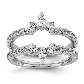 14kw 1ct Lab Grown Dia VS+ F+ Complete Ring Guard