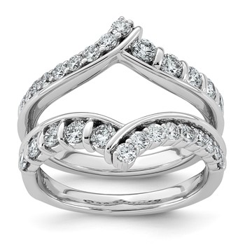 14kw 1ct Lab Grown Dia VS+ F+ Complete Ring Guard