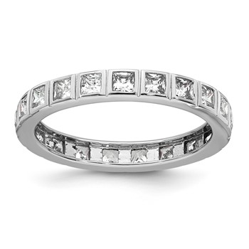 14ky 1ct Lab Grown Dia VS+ F+ Comp Eternity Band