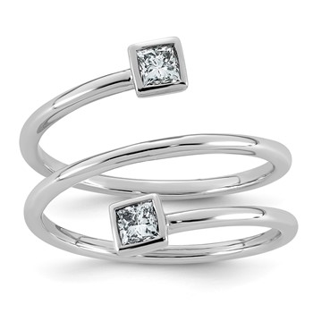 14kw 1/3ct Lab Grown Dia VS+ F+ Comp Fashion Ring