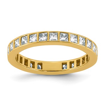 14ky 1 1/3ct Lab Grown Dia VS+ F+ Comp Eternity Band