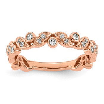 14kr 1/3ct Lab Grown Dia VS+ F+ Comp Fashion Ring