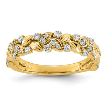 14k 3/8ct Lab Grown Dia VS+ F+ Comp Fashion Ring
