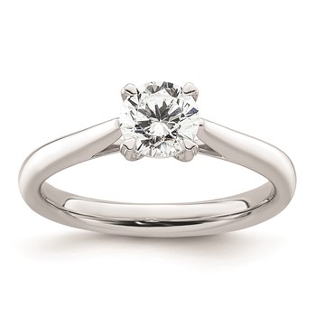14k White Gold 3/4 carat (5.80 mm) 4-Prong Round Solitaire Engagement Ring Mounting