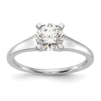 10Kt White Gold Solitaire Engagement Ring Mounting