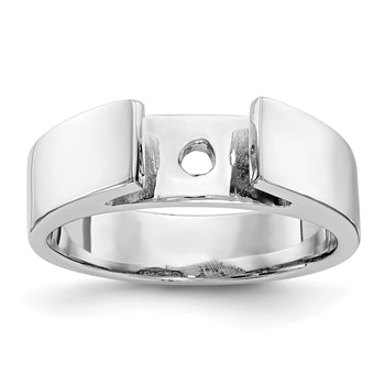 Platinum Peg Set Solitaire Engagement Ring Mounting