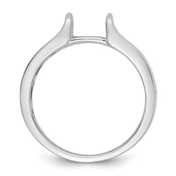 Platinum Peg Set Solitaire Engagement Ring Mounting — alternate view