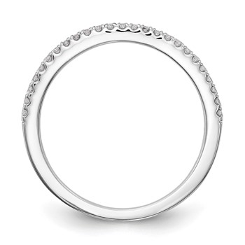 14k White Gold Set of 2 Wedding Band Mountings — alternate view