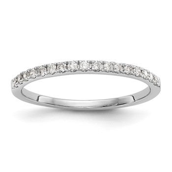 14K White Gold Wedding Band Mounting