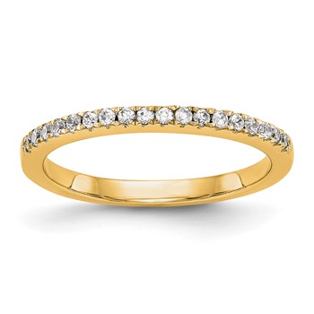 14k Yellow Gold Wedding Band Mounting