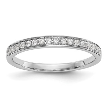 14k White Gold Wedding Band Mounting