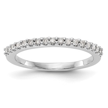 14k White Gold Wedding Band Mounting