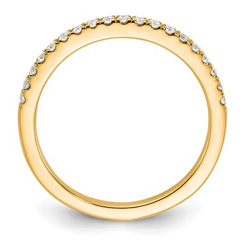 14K Diamond Wedding Band — alternate view