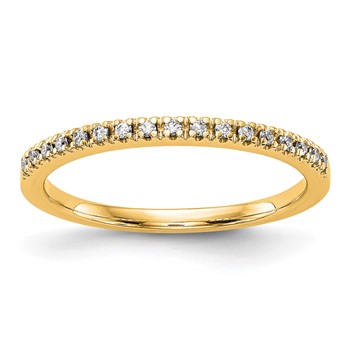 10K Diamond Wedding Band