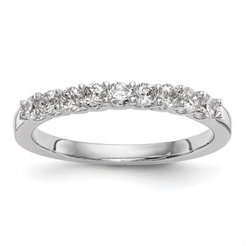 14k White Gold Wedding Band Mounting