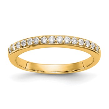 14k Yellow Gold Wedding Band Mounting