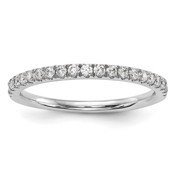 14k White Gold 1/3 carat Diamond Complete Wedding Band