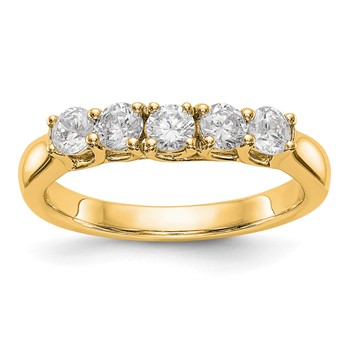 14k Yellow Gold Wedding Band Mounting