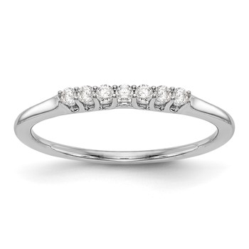 14K White Gold Wedding Band Mounting