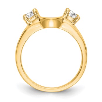 14K Yellow Gold Wrap Mounting — alternate view