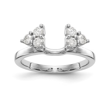 14K White Gold Wrap Mounting