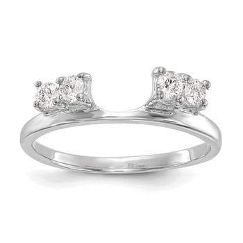 14K White Gold Wrap Mounting