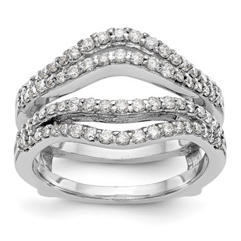 14K White Gold Guard Mounting