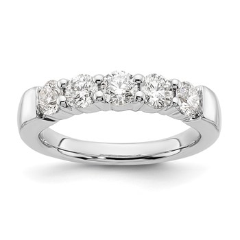 Platinum 5-Stone Diamond Band Mounting