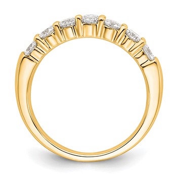 14K 7-Stone Diamond Band — alternate view