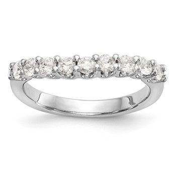 14K Yellow Gold 9-Stone Diamond Band Mounting